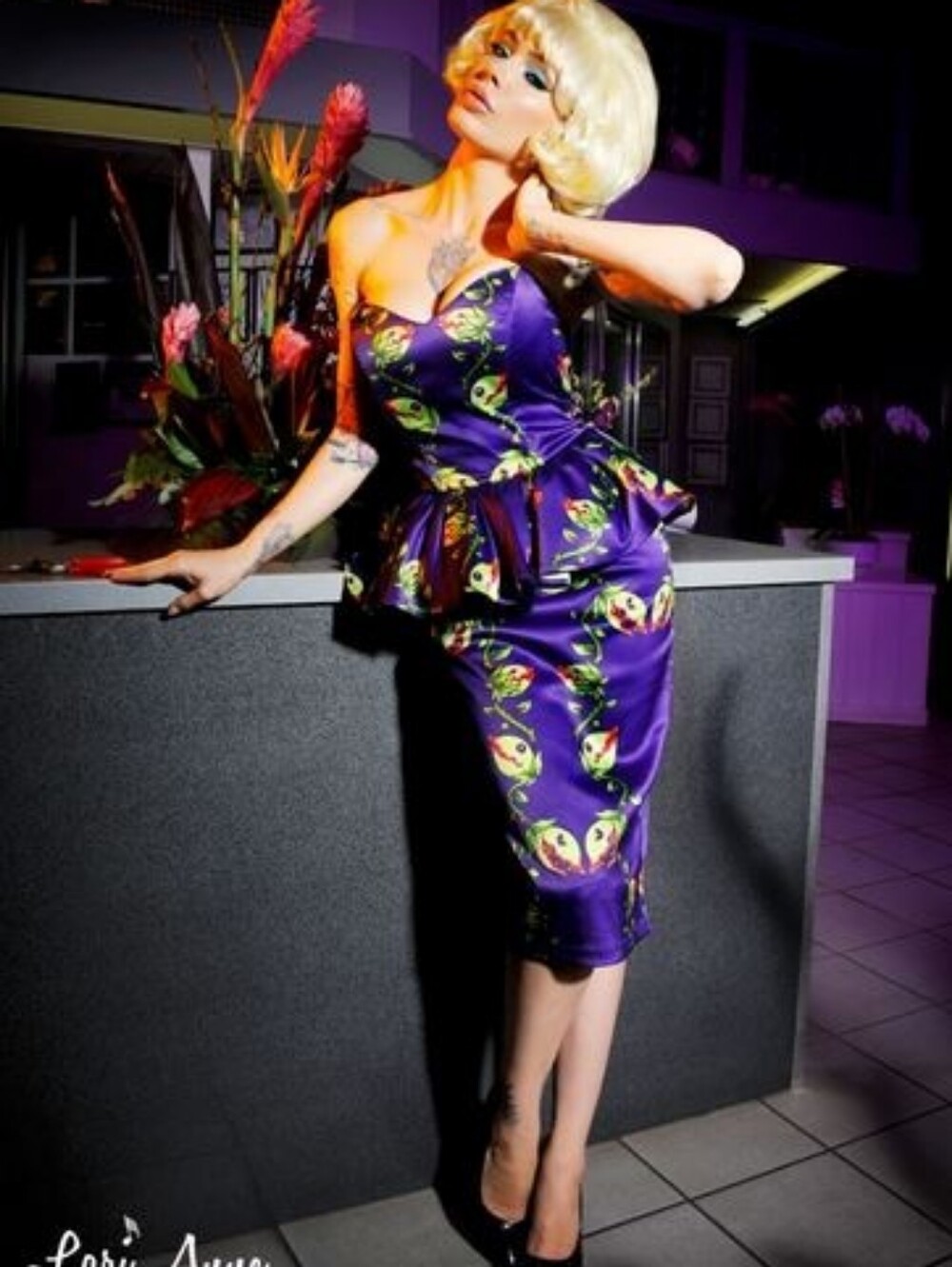 Deadly Dames By Micheline Pitt PUG Man Trap Dress